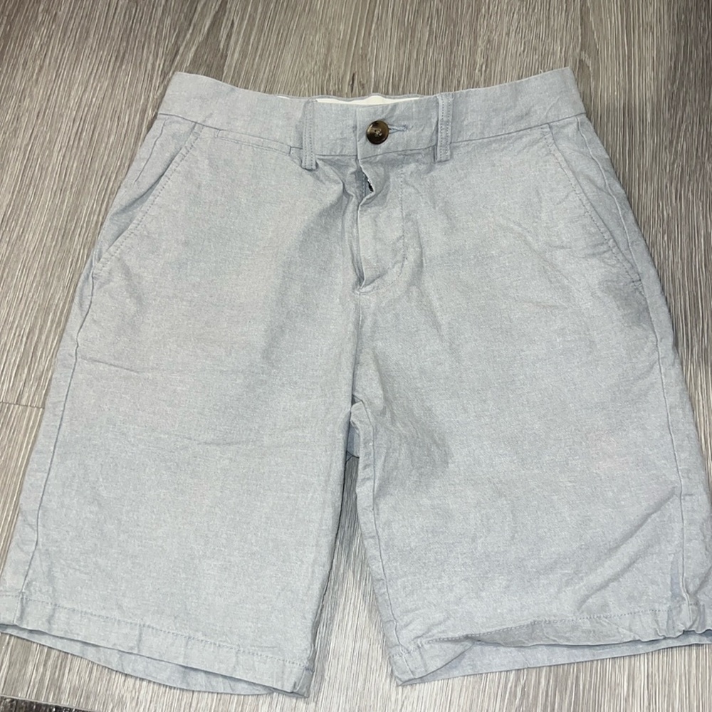 Men Light Gray Chino Shorts